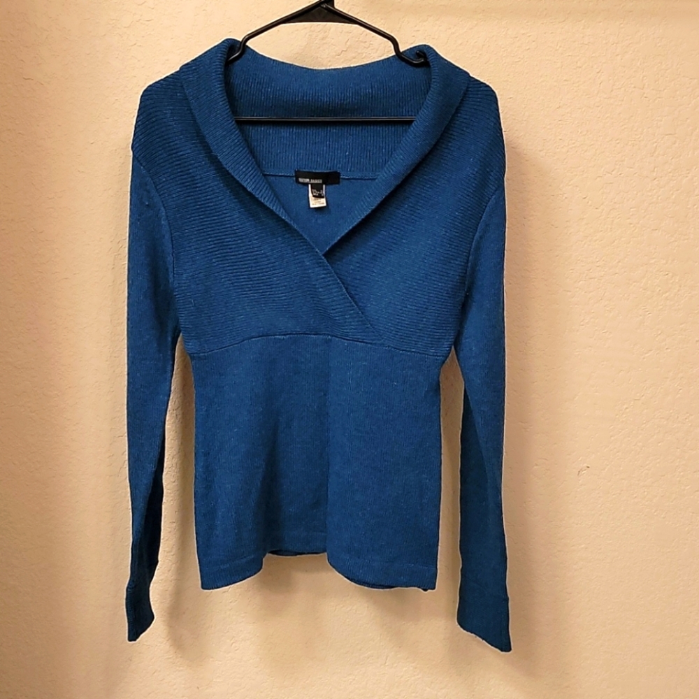 Blue sweater top from Mango, size XS/S